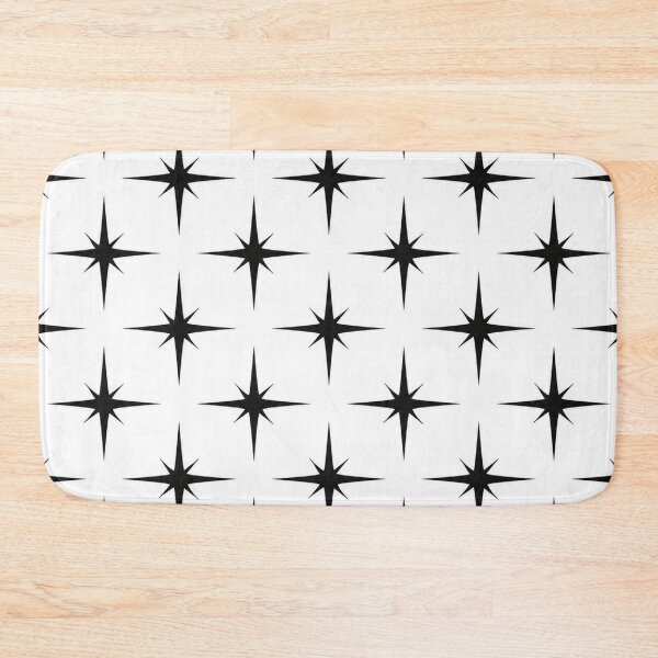Item preview, Minimalist Black Starburst Pattern designed and sold by Owcomm.