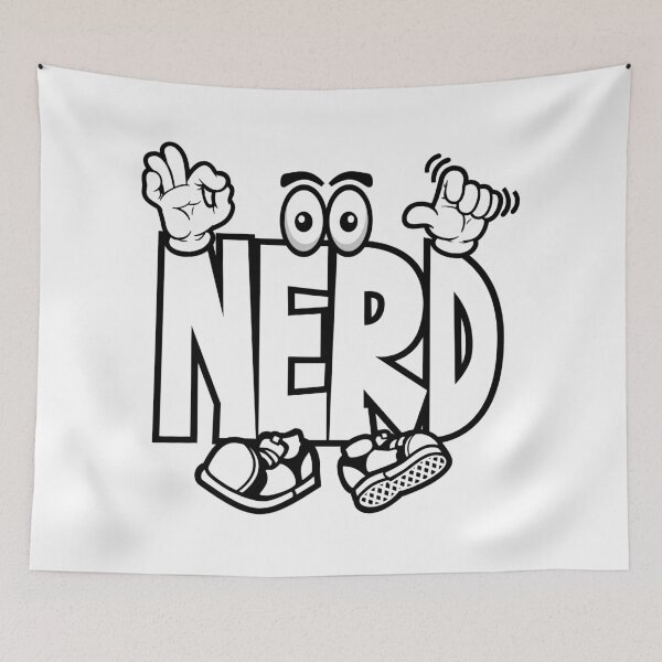 Item preview, Nerd - ICONIC Cartoon Character Bold Retro designed and sold by NFTWords.