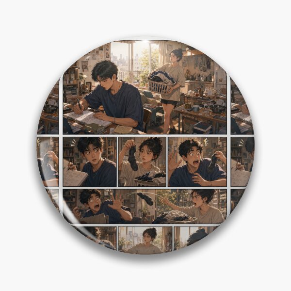 Item preview, Student Life Cozy Reading Room Comic Print designed and sold by Grafititee.