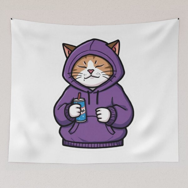 Item preview, No Sleep Just Gaming Cat Sticker designed and sold by Stylestickers55.