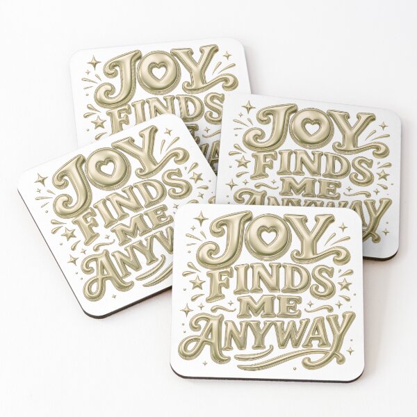 Item preview, Joy Finds Me Anyway Gold Luxury Art designed and sold by TrinovaCreates.