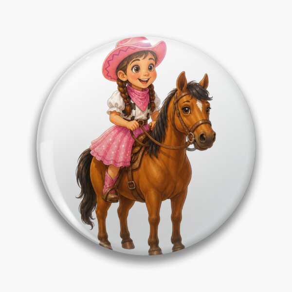 Item preview, Little Cowgirl Riding Horse designed and sold by FREENATION2026.