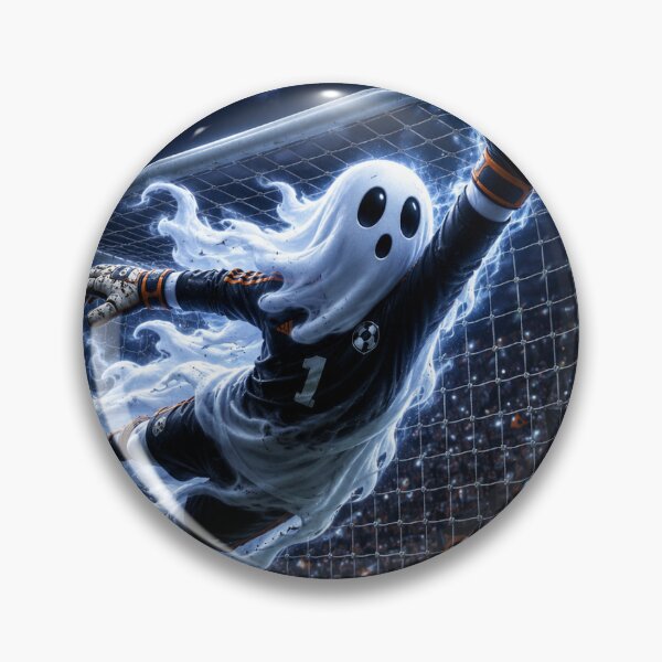 Item preview, Ghost Goalkeeper – Phantom Save designed and sold by Happy Ghost Studio.