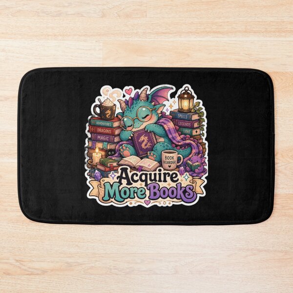 Item preview, Acquire More Books Dragon Shirt | Cute Book Hoarder Dragon Fantasy Book Lover Gift designed and sold by MrDev.