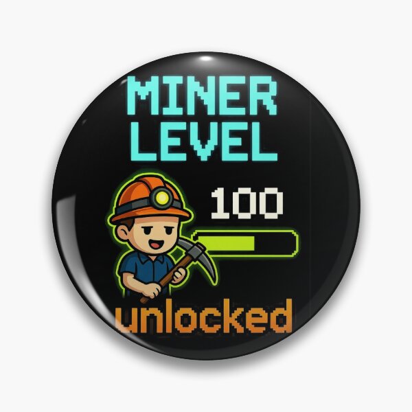 Item preview,  Glow in the Dark Miner Achievement designed and sold by katiecorners.