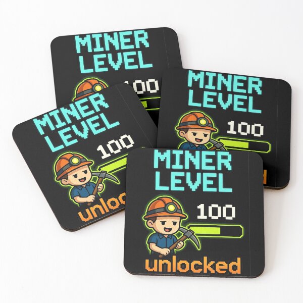 Item preview,  Glow in the Dark Miner Achievement designed and sold by katiecorners.