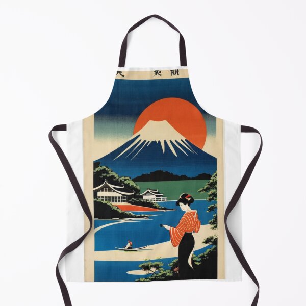 Item preview, Art - Vintage Japanese Poster, Mount Fuji and Early 20th Century Art Deco designed and sold by Reverso-Design.