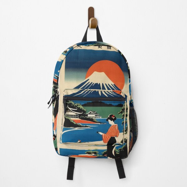 Item preview, Art - Vintage Japanese Poster, Mount Fuji and Early 20th Century Art Deco designed and sold by Reverso-Design.