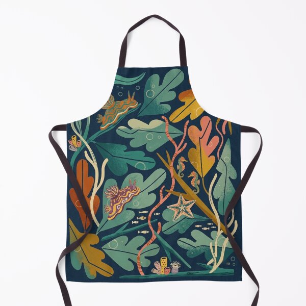 Item preview, Colorful Marine Nudibranch Art - Whimsical Ocean Life & Kelp Forest designed and sold by vdfgseerf.