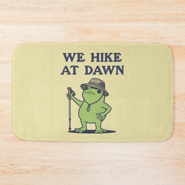 Item preview, We Hike At Dawn Frog Hiker Early Morning Trek designed and sold by d247.