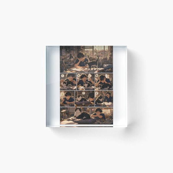 Item preview, Student Life Cozy Reading Room Comic Print designed and sold by Grafititee.