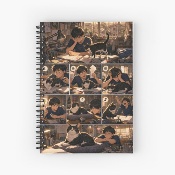 Item preview, Student Life Cozy Reading Room Comic Print designed and sold by Grafititee.