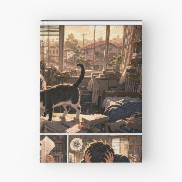 Item preview, Student Life Cozy Reading Room Comic Print designed and sold by Grafititee.