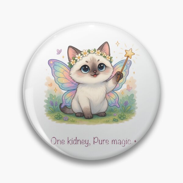 Item preview, One Kidney Pure Magic Cute Chibi Fairy Cat designed and sold by ZenandBeans.