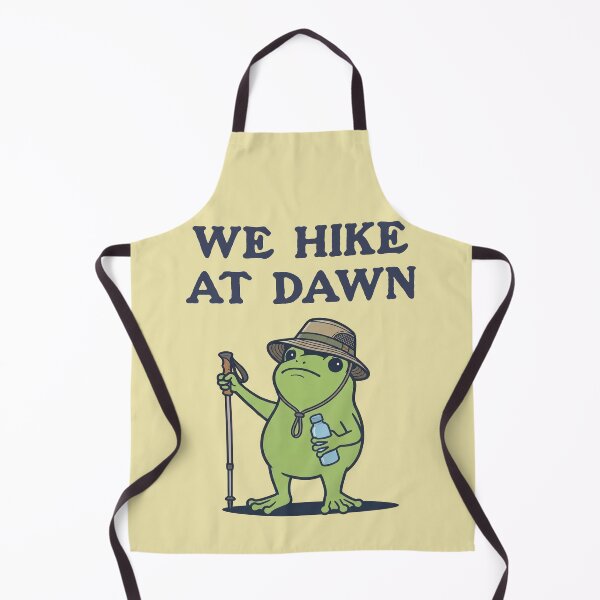 Item preview, We Hike At Dawn Frog Hiker Early Morning Trek designed and sold by d247.