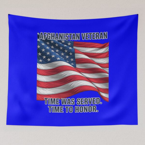 Item preview, Afghanistan Veteran Time Was Served. Time to Honor Design. designed and sold by fantasticdesign.