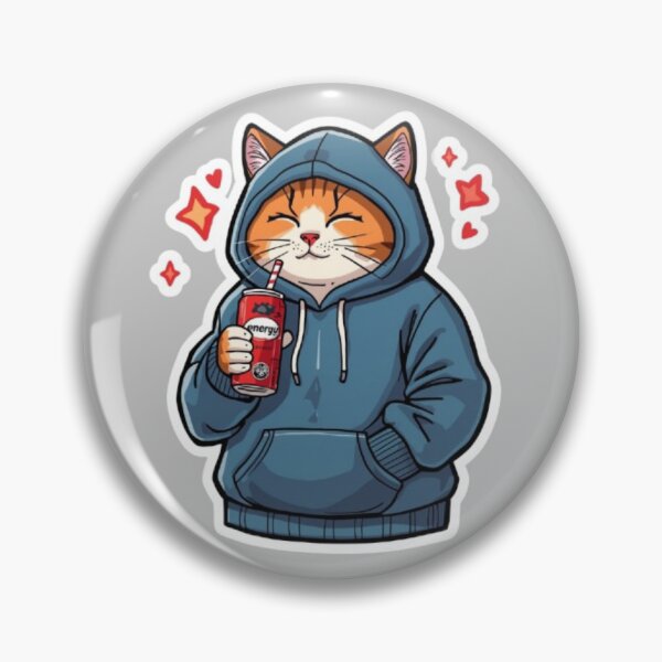 Item preview, No Sleep Just Gaming Cat Sticker designed and sold by Stylestickers55.