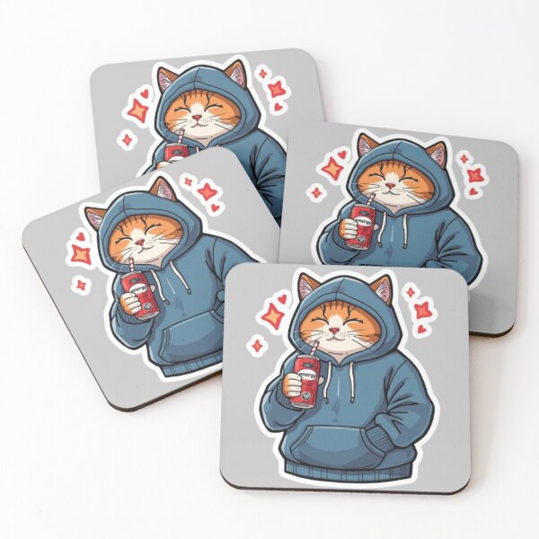 Item preview, No Sleep Just Gaming Cat Sticker designed and sold by Stylestickers55.