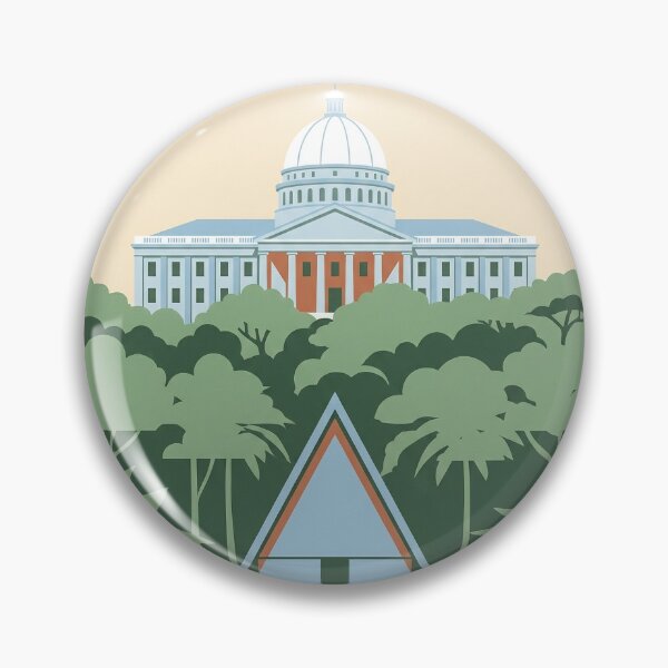 Item preview, Minimalist Ngerulmud Palau Travel Art designed and sold by DuckOddity.