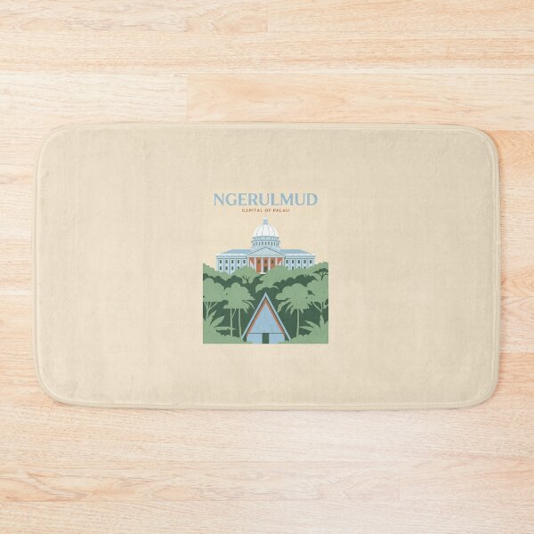 Item preview, Minimalist Ngerulmud Palau Travel Art designed and sold by DuckOddity.