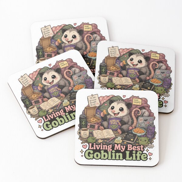 Item preview, Living My Best Goblin Life Possum Shirt | Cute Chaos Goblin Possum Funny Introvert Gift designed and sold by MrDev.