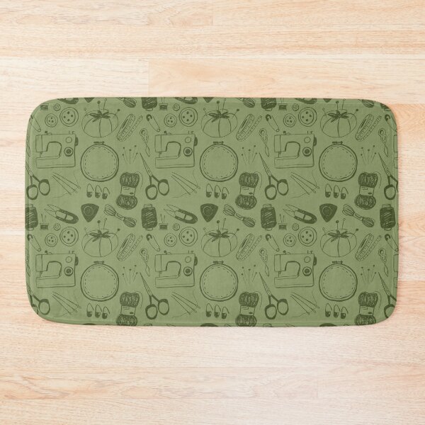 Item preview, Crafty Pattern - Green designed and sold by Moonlit Fig Design.