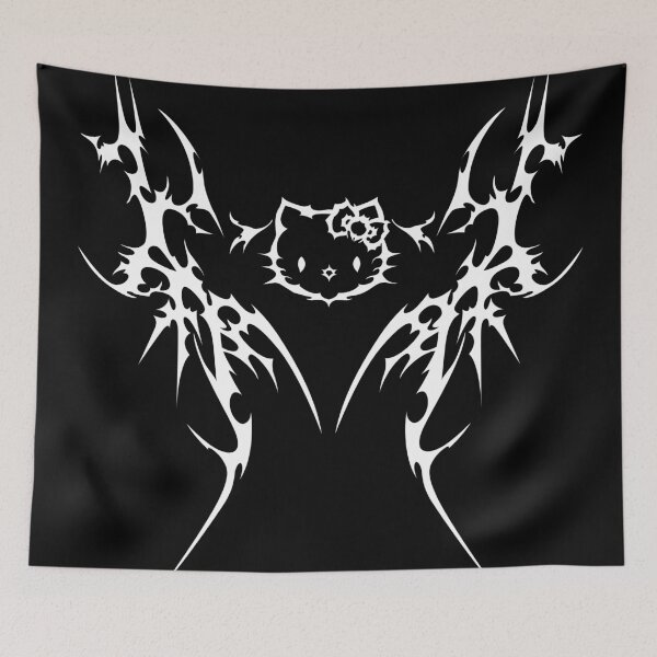 Item preview, Hello Cyber Dark kitten. Hello Tribal Cybergoth kitten. designed and sold by Tribalgothss.