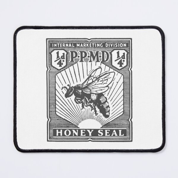 Item preview, Vintage Honey Bee Stamp Art - Antique 1930s Honeybee Illustration designed and sold by By Jonh.