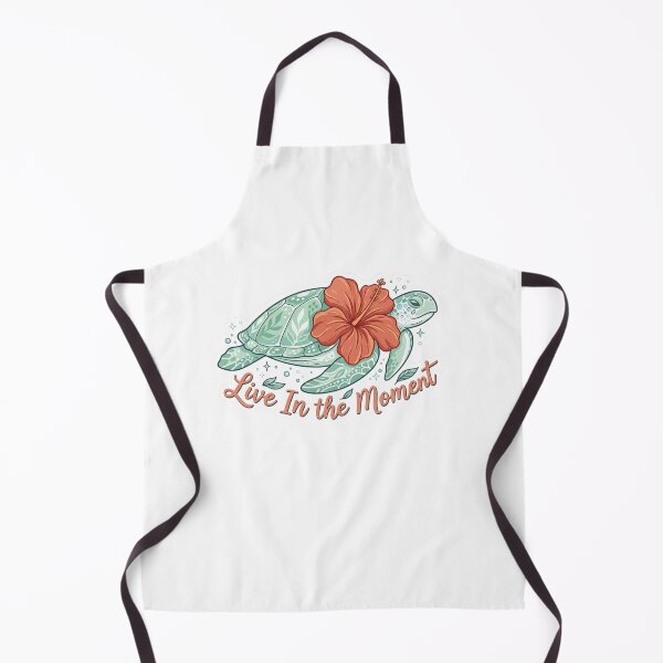 Item preview, Live in the moment turtle- tropical design designed and sold by RahRahsCreation.