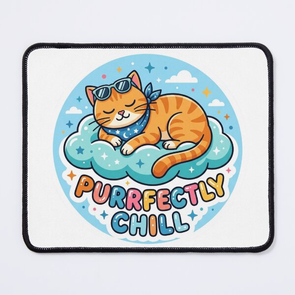 Item preview, Cute cat chills designed and sold by JC Art Creations.