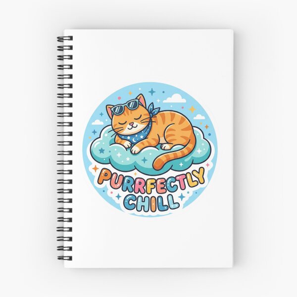 Item preview, Cute cat chills designed and sold by JC Art Creations.
