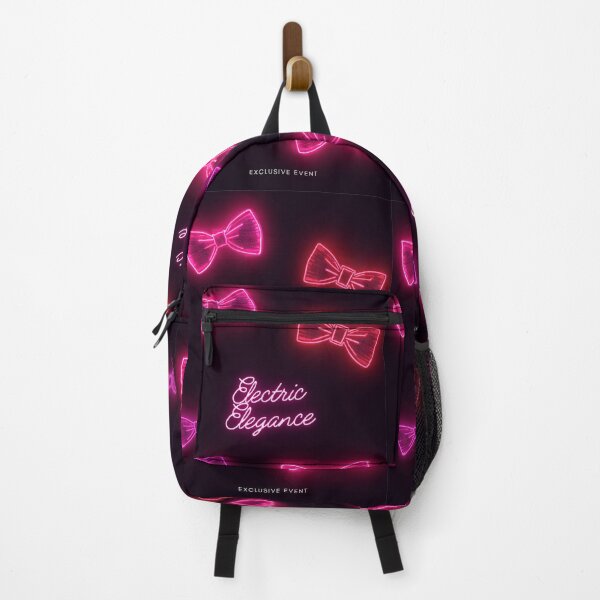 Item preview, Electric Elegance – Neon Purple Bows Coquette designed and sold by SatinPosterCo.