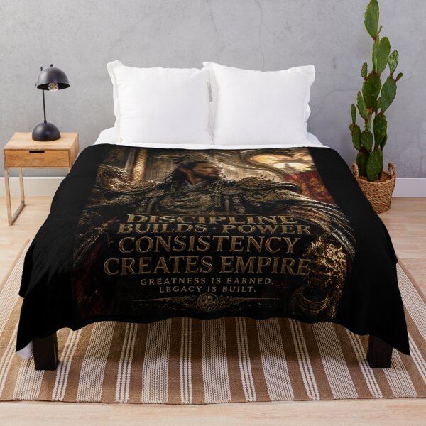 Item preview, Discipline Builds Power Emperor Art designed and sold by BagFactoryUK.