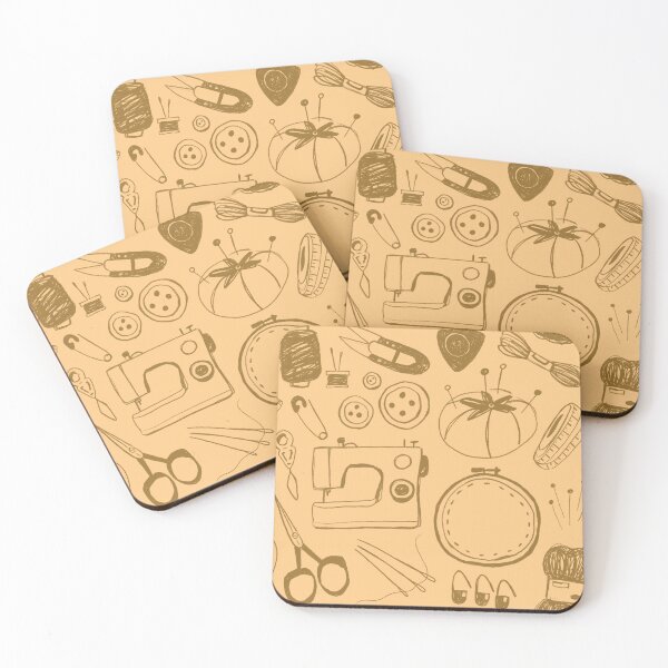 Item preview, Crafty Pattern - Honey designed and sold by Moonlit Fig Design.