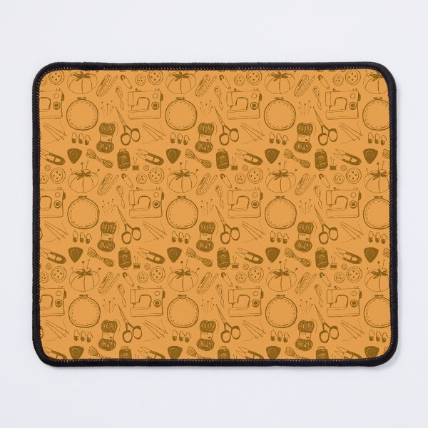Item preview, Crafty Pattern - Yellow designed and sold by Moonlit Fig Design.