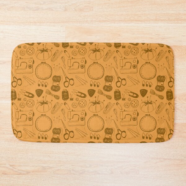 Item preview, Crafty Pattern - Yellow designed and sold by Moonlit Fig Design.