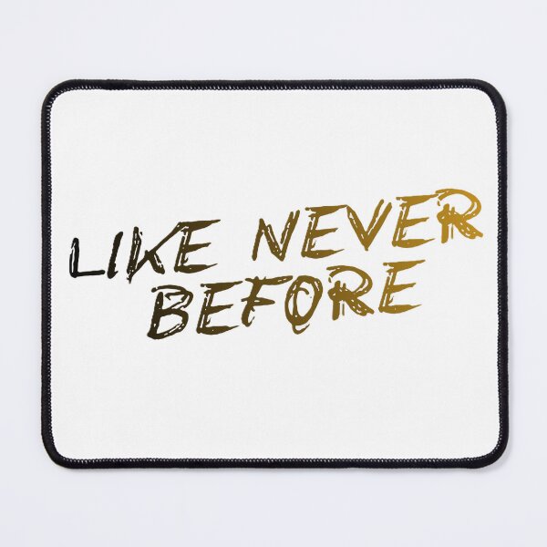 Item preview, "Like Never Before" – Gritty Gold Graffiti Text Design designed and sold by BuckaBaby.
