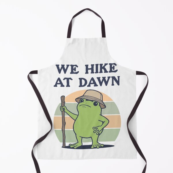 Item preview, We Hike At Dawn Frog Hiker Early Morning Trek designed and sold by d247.