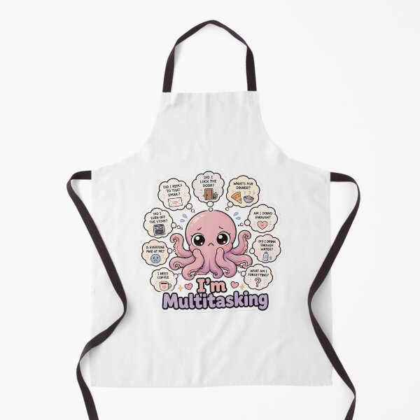 Item preview, I'm Multitasking Octopus Shirt | Funny Anxious Octopus Overthinking Mental Load Gift designed and sold by MrDev.
