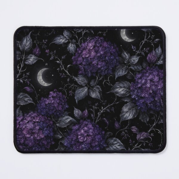 Item preview, Midnight Purple Hydrangea Moon Garden designed and sold by Owcomm.