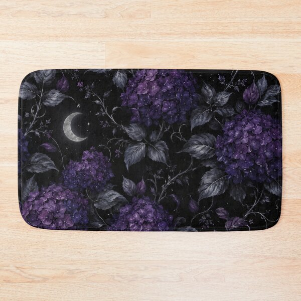 Item preview, Midnight Purple Hydrangea Moon Garden designed and sold by Owcomm.