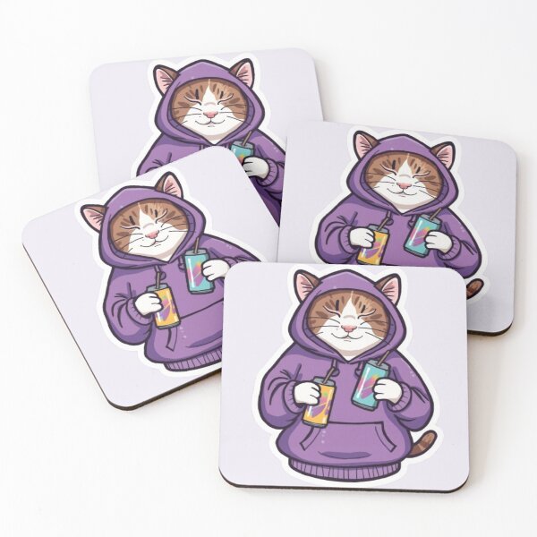 Item preview, No Sleep Just Gaming Cat Sticker designed and sold by Stylestickers55.