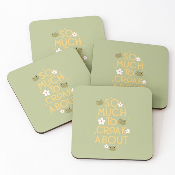 Item preview, So Much To Croak About Cute Frog  | Kawaii Frog Floral Design designed and sold by Lilypad Shop.