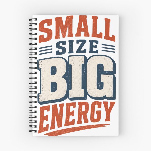 Item preview, Small Size Big Energy Retro Vintage T-Shirt Design designed and sold by redblink store.