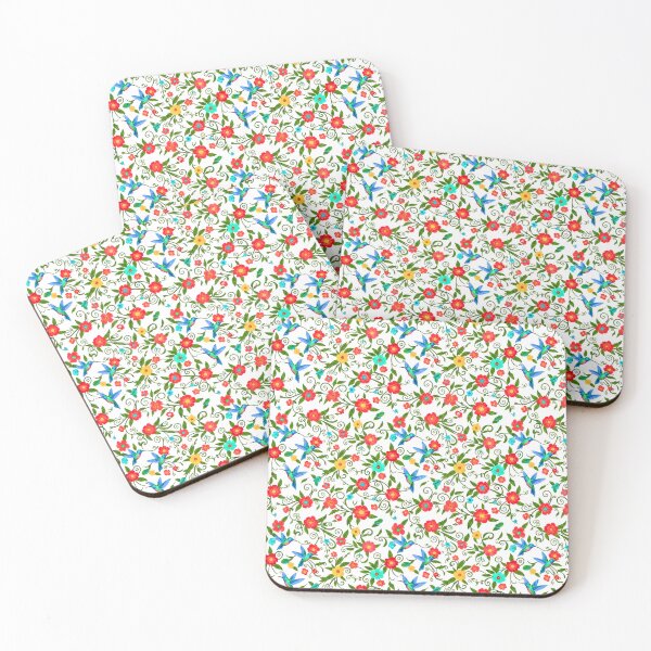 Item preview, Seamless Vintage Hummingbird&Wildflower Floral Pattern designed and sold by TrinovaCreates.