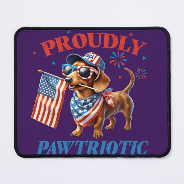 Item preview, Proudly Pawtriotic Funny Dog United States  designed and sold by emilypigou.