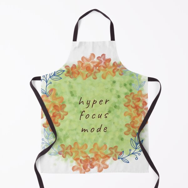Item preview, Hyper Focus Mode Floral Mental Health Art designed and sold by StoriesInGrain.