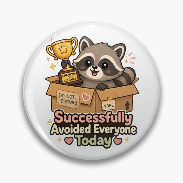 Item preview, Successfully Avoided Everyone Today Raccoon Shirt | Funny Introvert Trash Panda Gift designed and sold by MrDev.