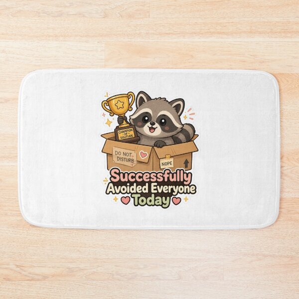 Item preview, Successfully Avoided Everyone Today Raccoon Shirt | Funny Introvert Trash Panda Gift designed and sold by MrDev.