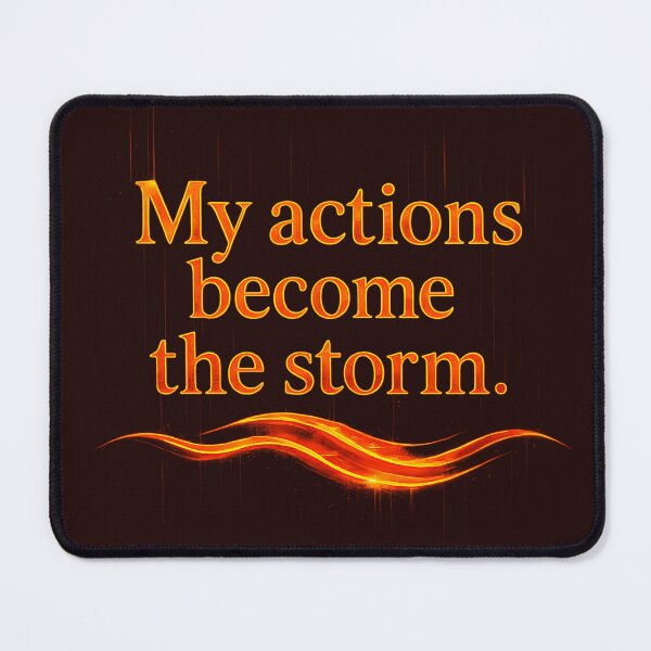 Item preview, My actions become the storm. designed and sold by MaxDreamsArt.